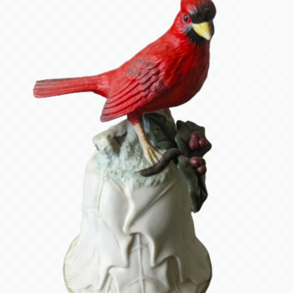 Vintage 2000 Avon Red Cardinal Dinner Bell